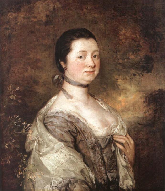 Thomas Gainsborough Portrait of Mrs Margaret Gainsborough china oil painting image